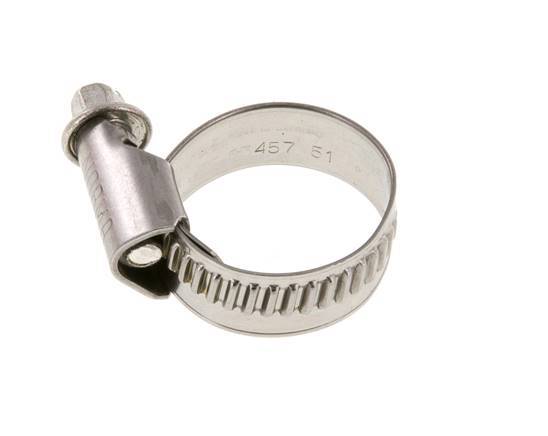 16 - 27 mm Hose Clamp with a Stainless Steel 304 12 mm band - Norma [2 Pieces]