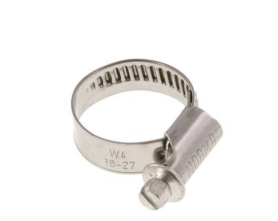 16 - 27 mm Hose Clamp with a Stainless Steel 304 12 mm band - Norma [2 Pieces]
