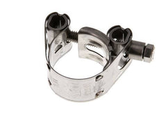abrazadera de manguera de 25 - 27 mm con banda de acero inoxidable 304 de 18 mm - Norma