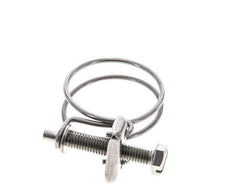 abrazadera de manguera de 33 - 37 mm Acero inoxidable 304