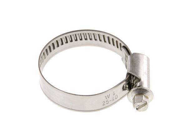 25 - 40 mm Hose Clamp with a Stainless Steel 304 12 mm band - Norma [2 Pieces]