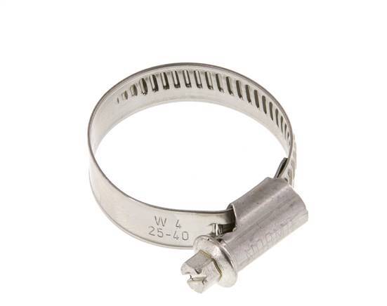 25 - 40 mm Hose Clamp with a Stainless Steel 304 12 mm band - Norma [2 Pieces]