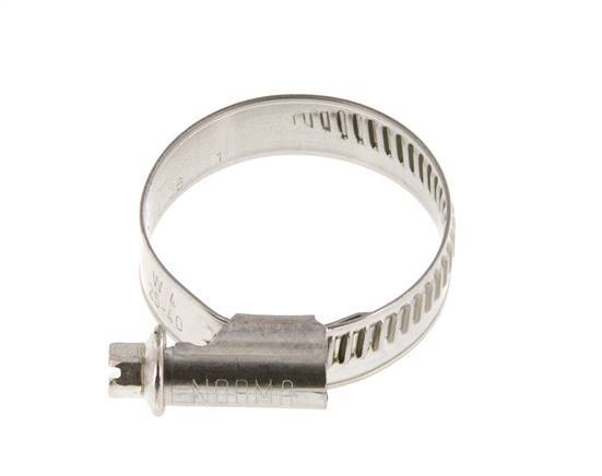 25 - 40 mm Hose Clamp with a Stainless Steel 304 12 mm band - Norma [2 Pieces]