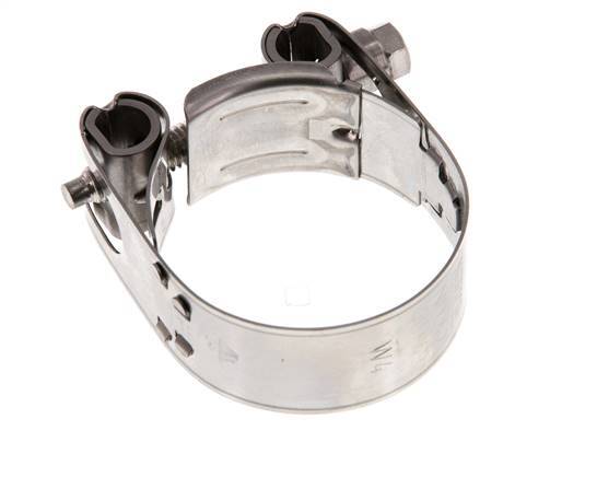 abrazadera de manguera de 40 - 43 mm con banda de acero inoxidable 304 de 18 mm - Norma