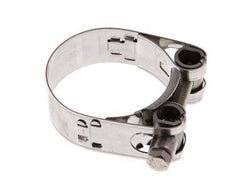 abrazadera de manguera de 40 - 43 mm con banda de acero inoxidable 304 de 18 mm - Norma