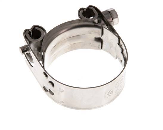 abrazadera de manguera de 43 - 47 mm con banda de acero inoxidable 304 de 20 mm - Norma