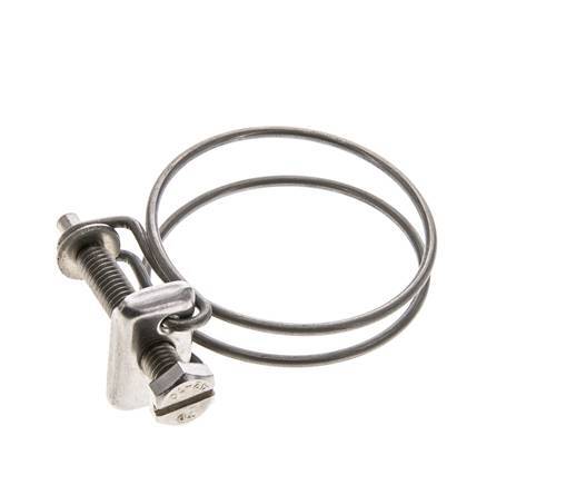40 - 45 mm Hose Clamp Stainless Steel 304 [2 Pieces]