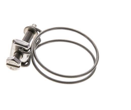 abrazadera de manguera de 43 - 48 mm Acero inoxidable 304