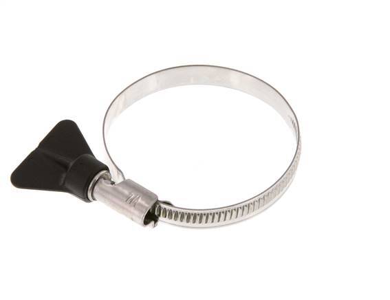 40 - 60 mm Hose Clamp with a Stainless Steel 304 9 mm band With Butterfly Handle - Norma [2 Pieces]
