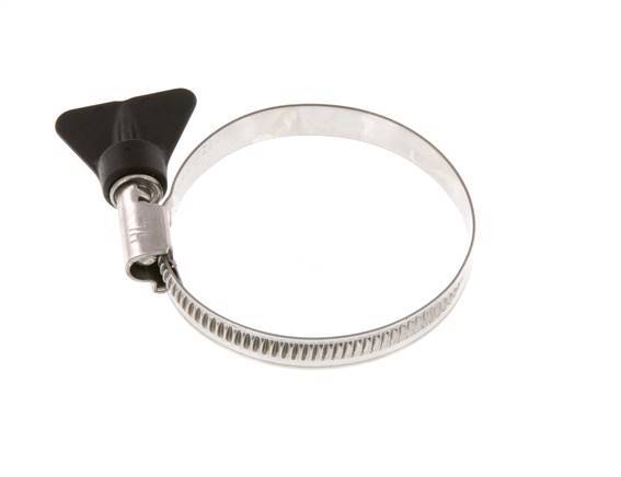 40 - 60 mm Hose Clamp with a Stainless Steel 304 9 mm band With Butterfly Handle - Norma [2 Pieces]