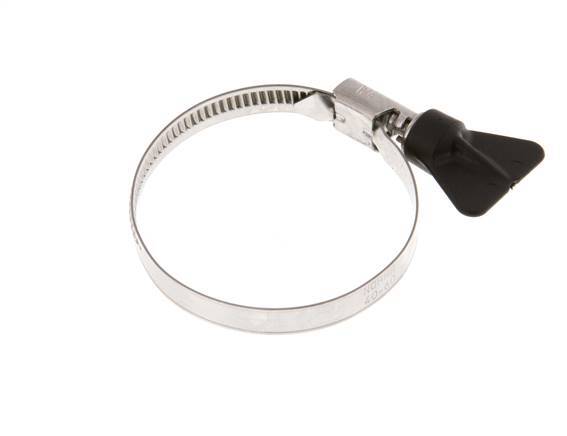 40 - 60 mm Hose Clamp with a Stainless Steel 304 9 mm band With Butterfly Handle - Norma [2 Pieces]