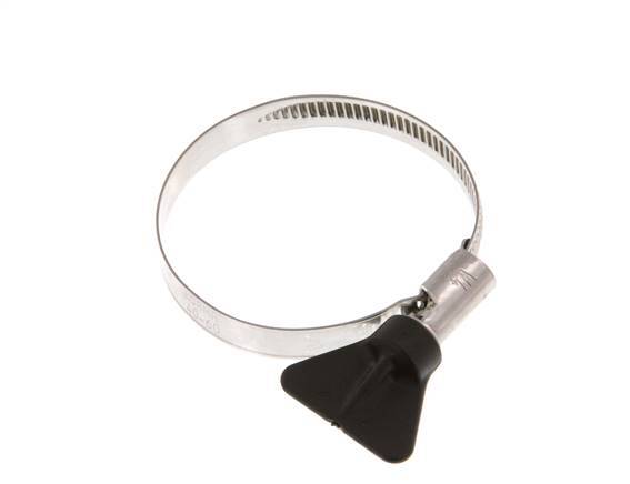 40 - 60 mm Hose Clamp with a Stainless Steel 304 9 mm band With Butterfly Handle - Norma [2 Pieces]