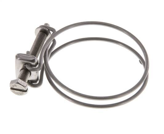 abrazadera de manguera de 55 - 60 mm Acero inoxidable 304