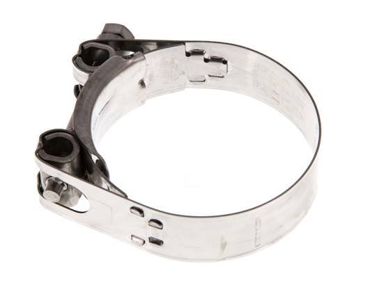 abrazadera de manguera de 59 - 63 mm con banda de acero inoxidable 304 de 20 mm - Norma