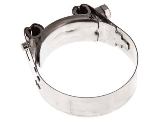 abrazadera de manguera de 59 - 63 mm con banda de acero inoxidable 304 de 20 mm - Norma