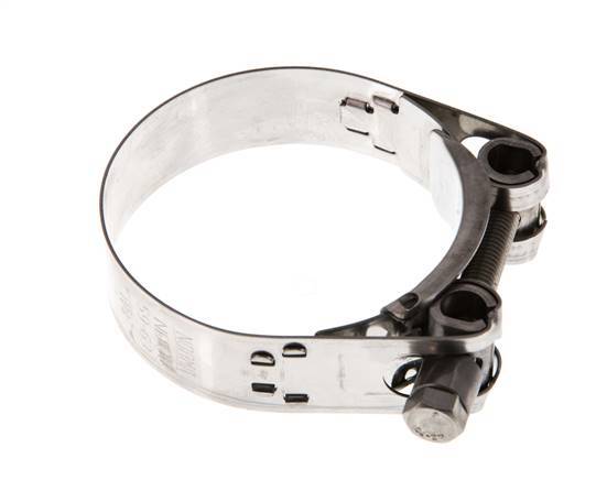 abrazadera de manguera de 59 - 63 mm con banda de acero inoxidable 304 de 20 mm - Norma