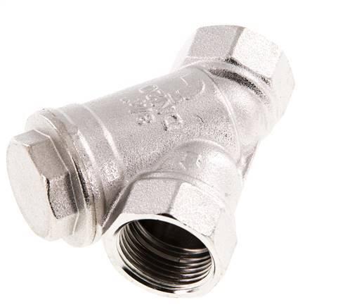 G3/4'' Filtro en Y 0.5mm Latón Niquelado NBR 20bar