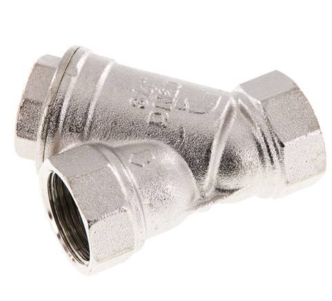 G3/4'' Filtro en Y 0.5mm Latón Niquelado NBR 20bar