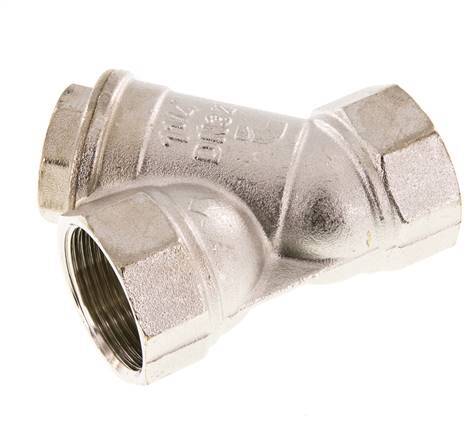 G1 1/4'' Filtro en Y 0.5mm Latón Niquelado NBR 20bar