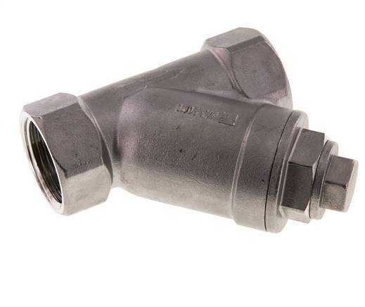 G1'' Filtro en Y 1mm Acero Inoxidable PTFE 40bar