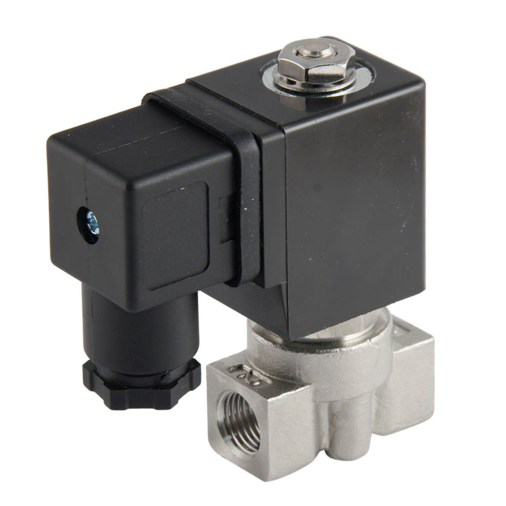 Electroválvula ST-DA 1/4'' acero inoxidable EPDM 0-13bar 230V AC