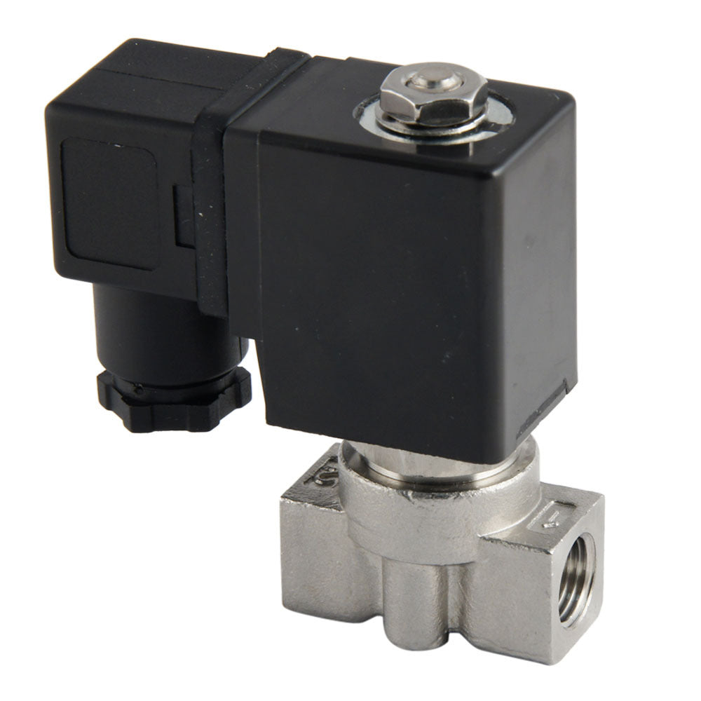 Electroválvula ST-DA 1/4'' acero inoxidable EPDM 0-13bar 230V AC
