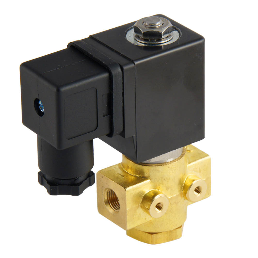 Electroválvula ST-DB 1/8'' NO latón EPDM 0-12bar 230V AC