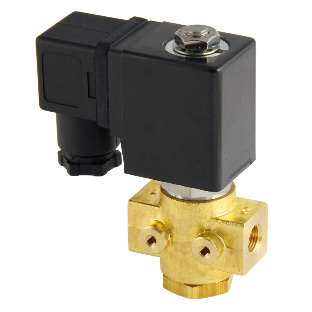 Electroválvula ST-DB 1/8'' NO latón FKM 0-12bar 380V AC