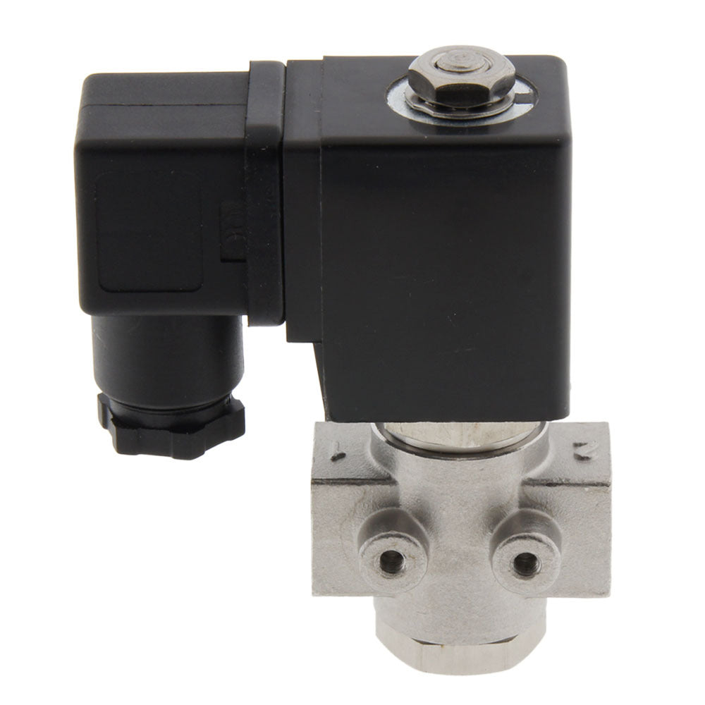 Electroválvula ST-DB 1/4'' NO acero inoxidable EPDM 0-12bar 24V AC