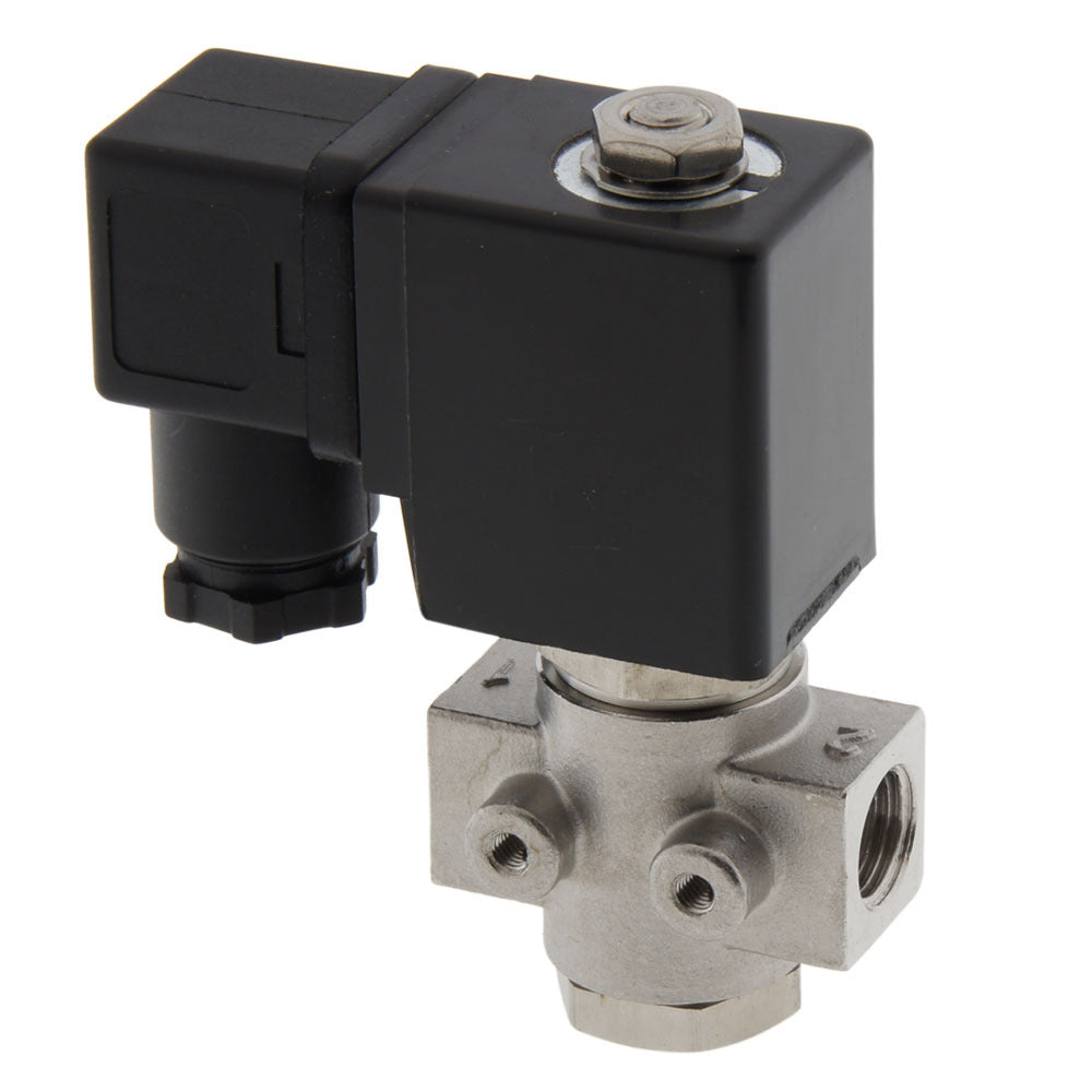 Electroválvula ST-DB 1/4'' NO acero inoxidable EPDM 0-12bar 24V AC