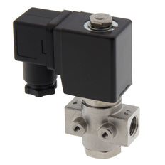 Electroválvula ST-DB 1/4'' NO acero inoxidable EPDM 0-12bar 24V DC