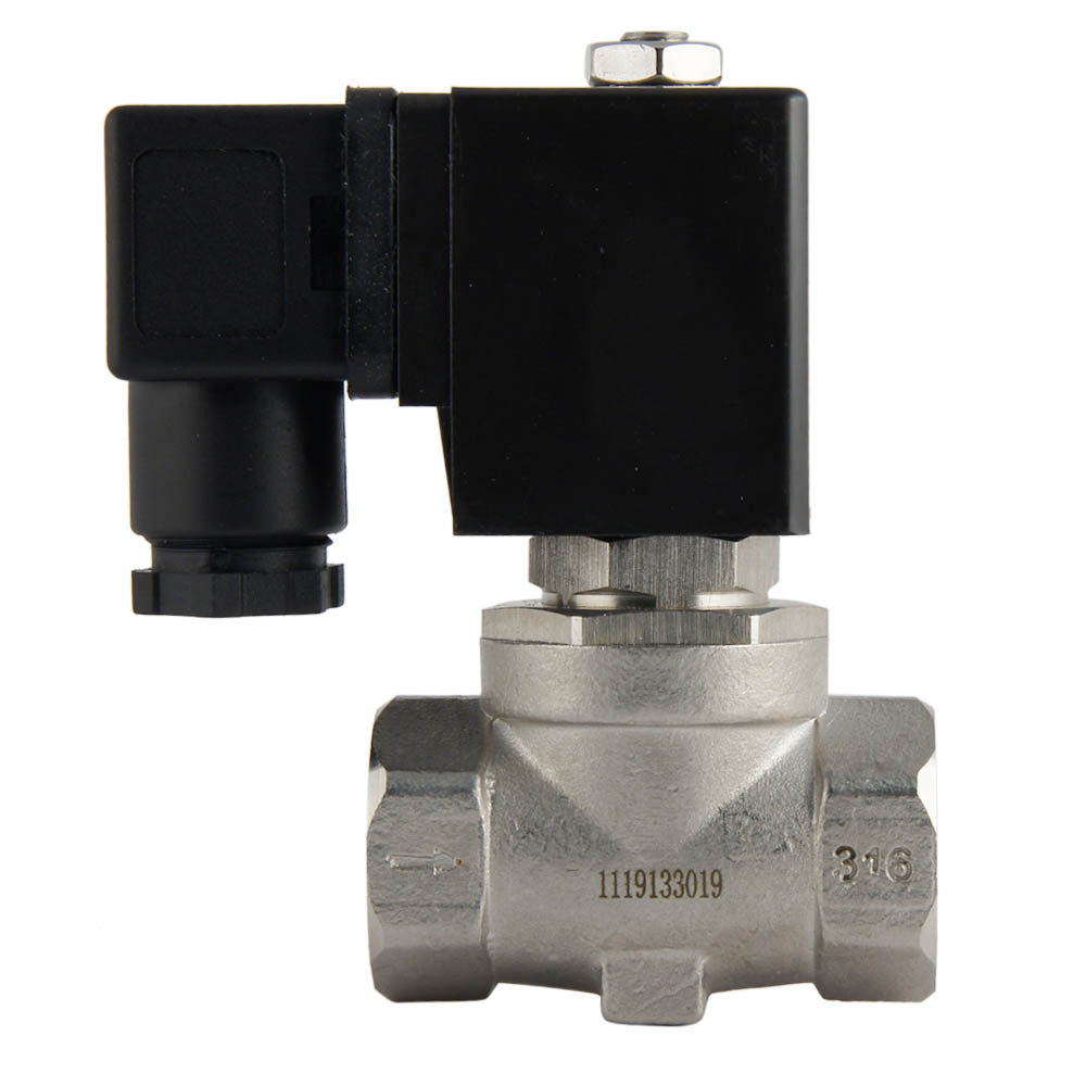 Electroválvula ST-SA 1/2'' acero inoxidable EPDM 0-10bar 24V DC