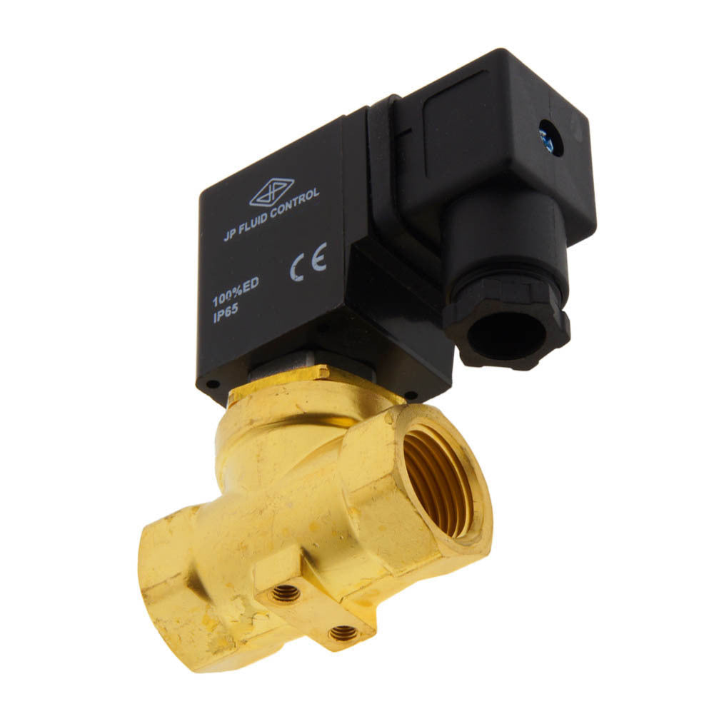 Electroválvula ST-SA 1/2'' latón FKM 0-10bar 12V CC