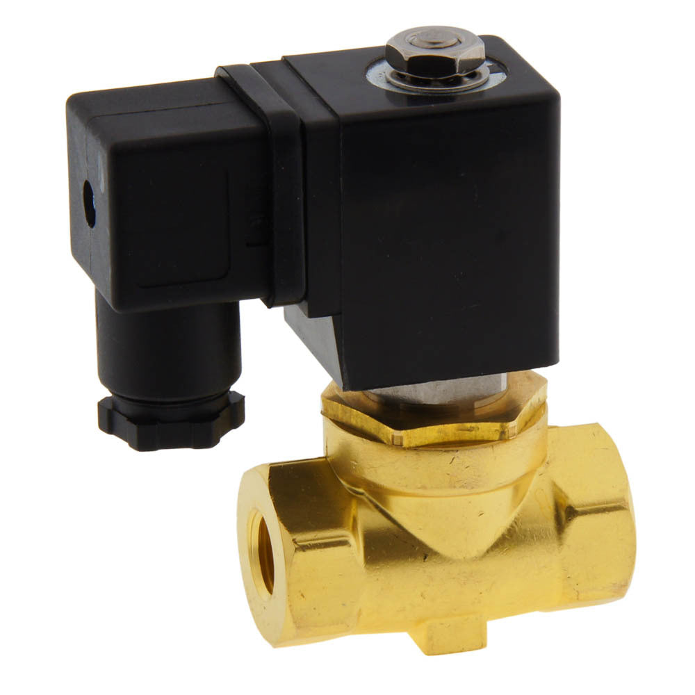 Electroválvula ST-SA 1/4'' latón FKM 0-10bar 12V DC