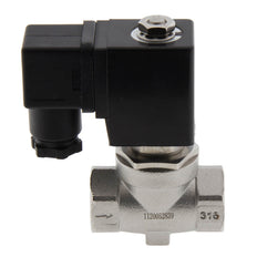 Electroválvula ST-SA 3/8'' acero inoxidable EPDM 0-10bar 24V DC