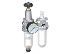FRL 2 Partes G1/4'' 600l/min 0.5-10.0bar/7-145psi Semi-Auto Metal Estándar 1