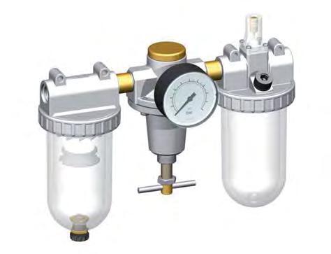 FRL G1/2'' 3200l/min 0,5-16,0bar/7-232psi Estándar 3