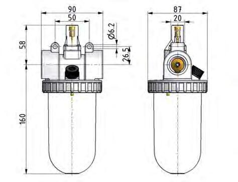 Lubricador G3/4'' Jaula de protección Estándar 3