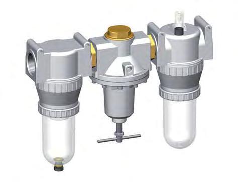 FRL G1 1/2'' 4900l/min 0,5-10,0bar/7-145psi Estándar 5