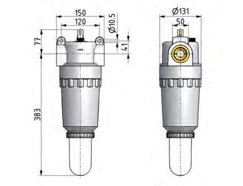 Lubricador G1 1/2'' Jaula Protectora de Policarbonato Estándar 8