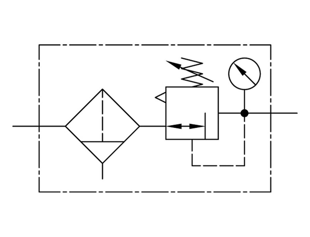 Filtro-regulador G3/4'' 6700l/min 0.5-10.0bar/7-145psi Jaula protectora automática Policarbonato Multifix 2