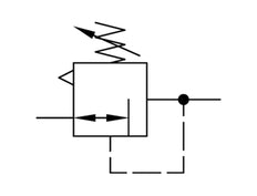 Pressure Regulator G1 1/2'' 31500 l/min 0.5-10.0bar/7-145psi Aluminium 40bar/580psi Standard 7