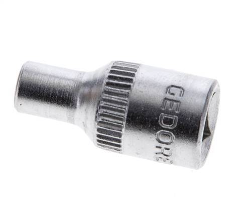 inserto de vaso de 1/4" Gedore para tornillos hexagonales exteriores de 4 mm