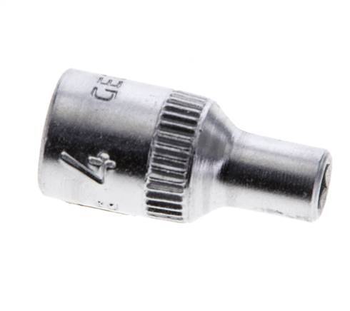 inserto de vaso de 1/4" Gedore para tornillos hexagonales exteriores de 4 mm