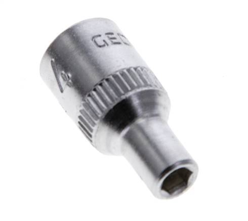 inserto de vaso de 1/4" Gedore para tornillos hexagonales exteriores de 4 mm
