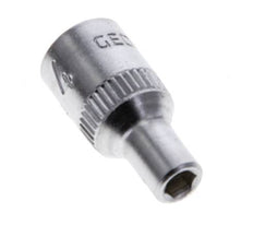 inserto de vaso de 1/4" Gedore para tornillos hexagonales exteriores de 4 mm