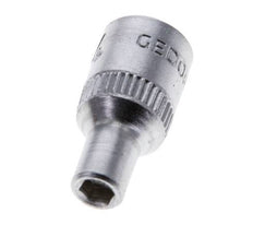 inserto de vaso de 1/4" Gedore para tornillos hexagonales exteriores de 4 mm