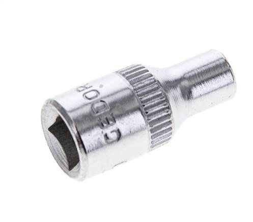 inserto de vaso de 1/4" Gedore para tornillos hexagonales exteriores de 4,5 mm