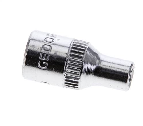 inserto de vaso de 1/4" Gedore para tornillos hexagonales exteriores de 4,5 mm