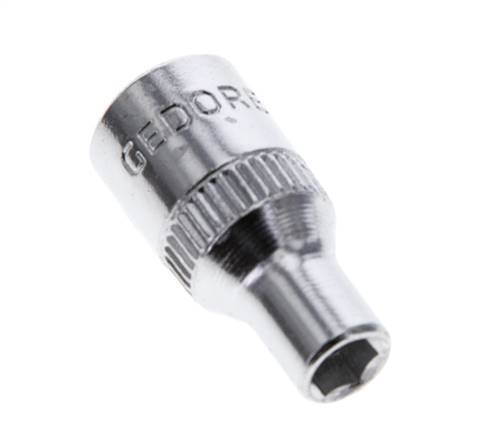 inserto de vaso de 1/4" Gedore para tornillos hexagonales exteriores de 4,5 mm